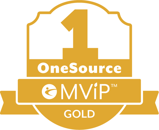 gold onesource mvip badge